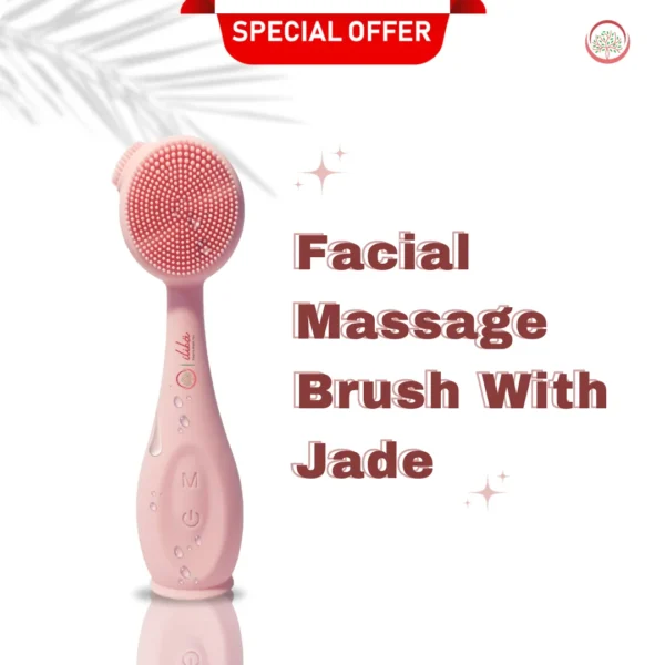 Facial Massage Brush With Jade