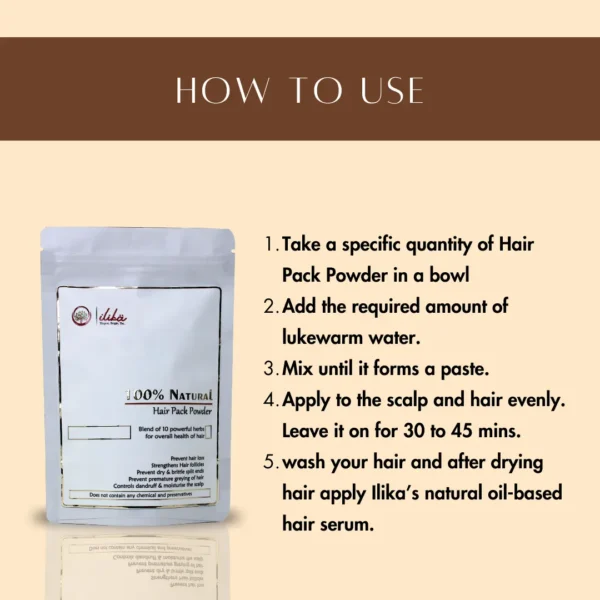 Hair Pack Powder how to use